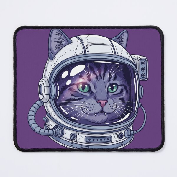 Item preview, Space Astronaut Cat - Galactic Explorer Kitten Art designed and sold by Valeriia_Isaieva.