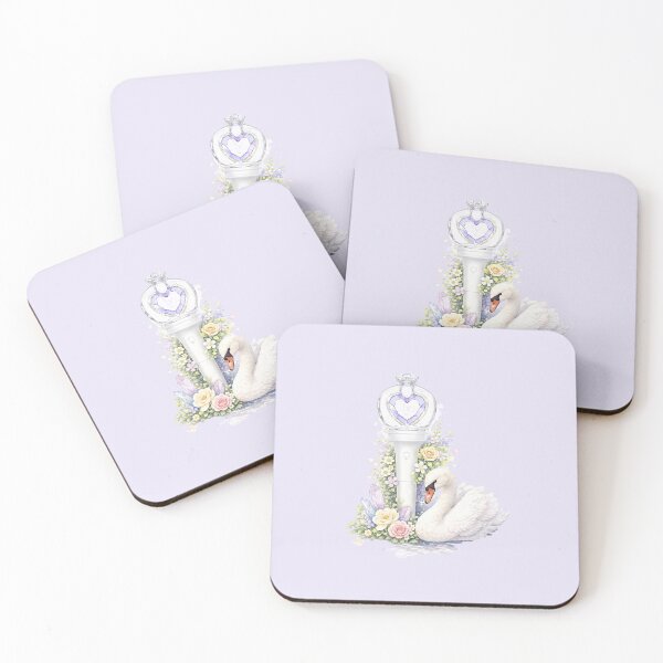 Item preview, IVE Lightstick Swan Floral – Kpop Dive Aesthetic Illustration designed and sold by Vh7Studio.