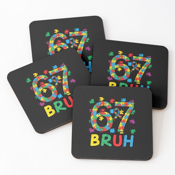 Item preview, Autism Awareness 6 7 Bruh designed and sold by Happycapyco.