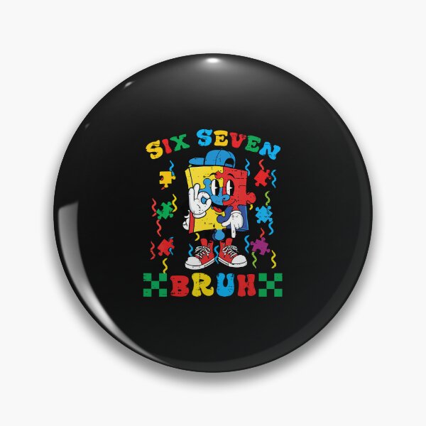 Item preview, Autism Puzzle Six Seven 67 Bruh designed and sold by Happycapyco.