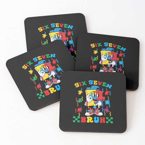 Item preview, Autism Puzzle Six Seven 67 Bruh designed and sold by Happycapyco.