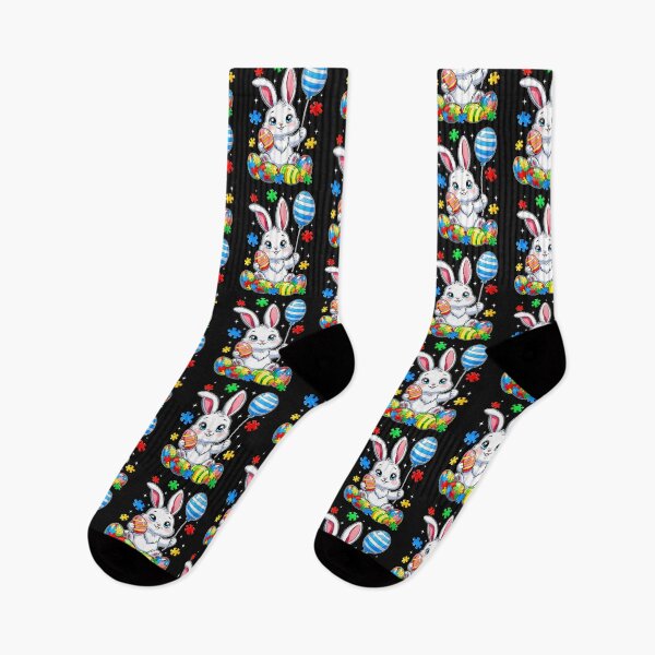 Item preview, Bunny Eggs Autism Awareness Easter Day designed and sold by Happycapyco.