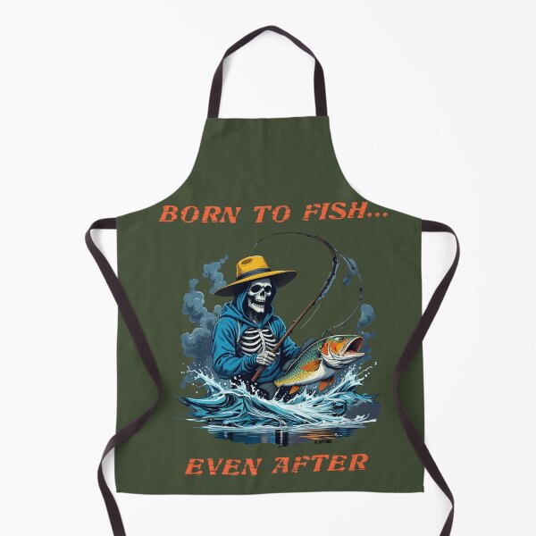Item preview, Born To Fish Even After designed and sold by Capturetees.