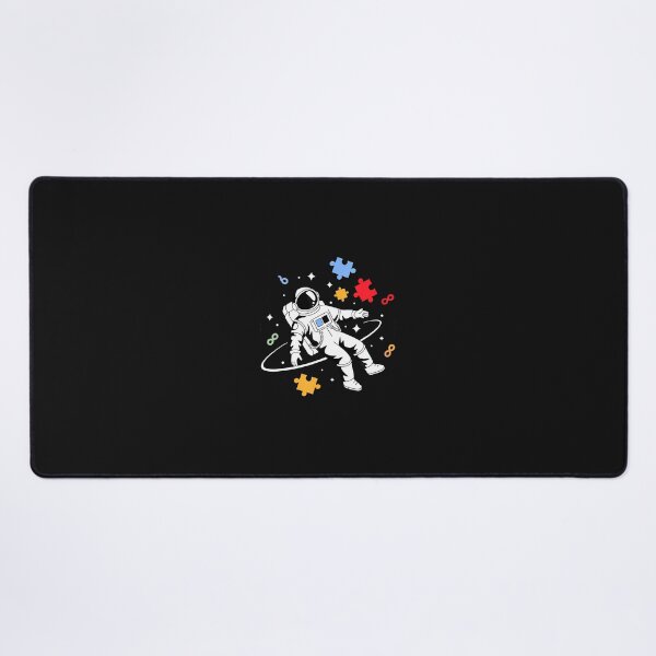 Item preview, Astronaut Autism Awareness Puzzle designed and sold by Happycapyco.