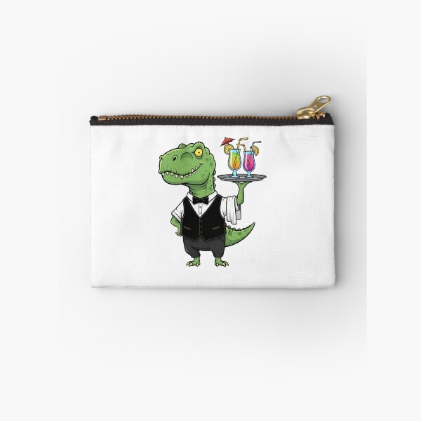 Item preview, T-Rex Waiter with Cocktails - Funny Dinosaur Bartender Art designed and sold by Valeriia_Isaieva.