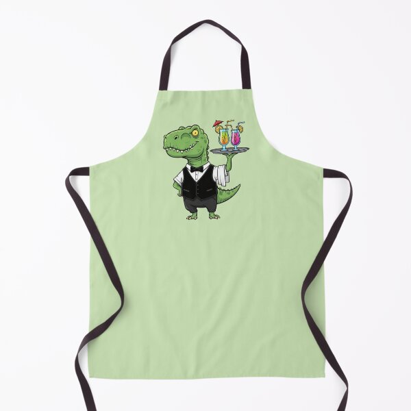 Item preview, T-Rex Waiter with Cocktails - Funny Dinosaur Bartender Art designed and sold by Valeriia_Isaieva.