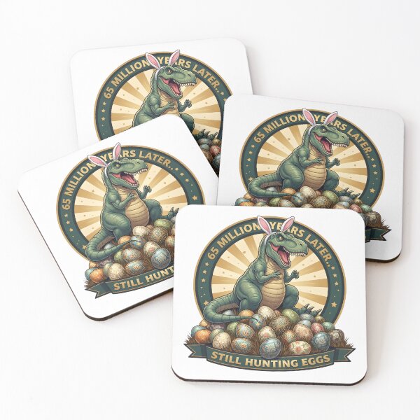 Item preview, Still Hunting Eggs – Funny T-Rex Easter Egg Hunter Design designed and sold by relso.