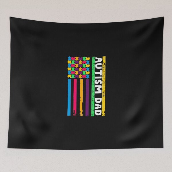 Item preview, Patriotic Autism Dad designed and sold by Happycapyco.