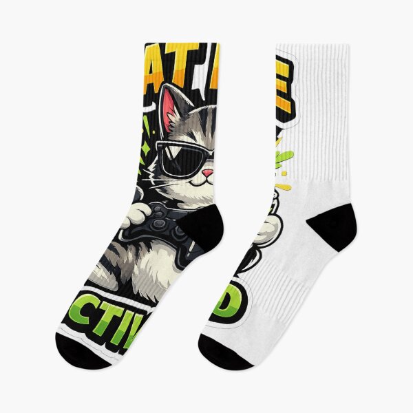 Item preview, Cool Cat Mode Activated Funny Cat Design designed and sold by Wolf Creator.
