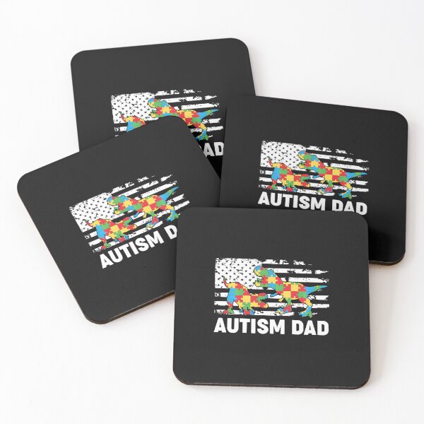 Item preview, Autism Dad T-Rex designed and sold by Happycapyco.