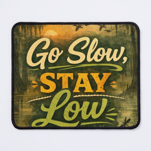 Item preview, GO SLOW, STAY LOW designed and sold by PAS.