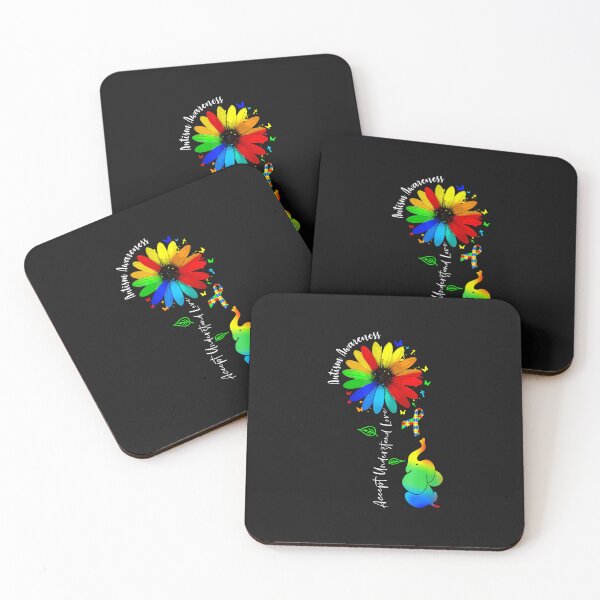 Item preview, Autism Awareness Sunflower Elephant designed and sold by Happycapyco.