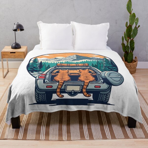 Item preview, Adventure Cats Road Trip Mountain Graphic designed and sold by Pollock.