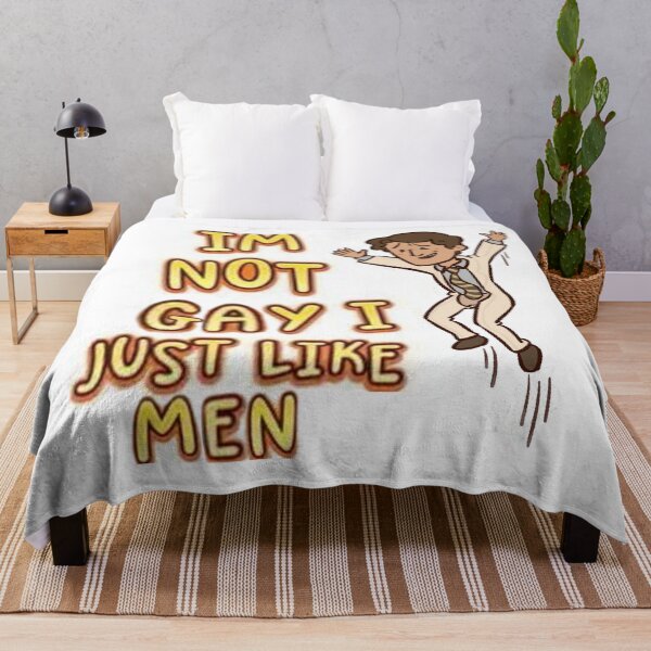 Item preview, I'M NOT GAY I JUST LIKE MEN (Marvin Falsettos) designed and sold by Drawing in Trousers.