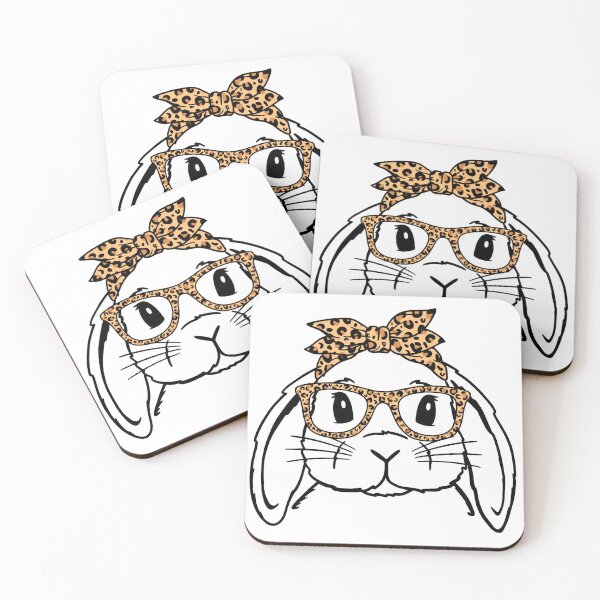 Item preview, Leopard Print Bunny Cute Animal Pattern  designed and sold by Pollock.