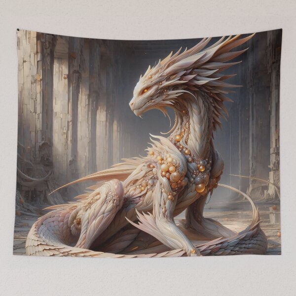 Item preview, Kern- draconic sentinel: supernal guardian designed and sold by QiMera.