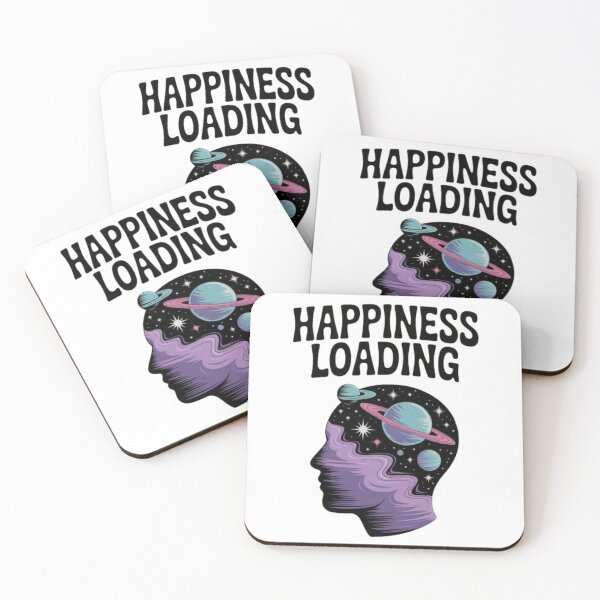 Item preview, Happiness Loading – Cosmic Mind Retro Space Illustration designed and sold by NewUSShop.