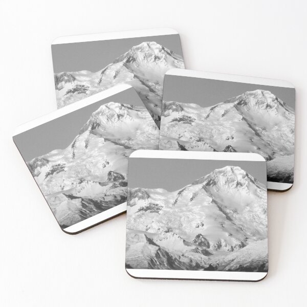 Item preview, Panoramic Mount Iliamna volcano (b&w) designed and sold by zumi.