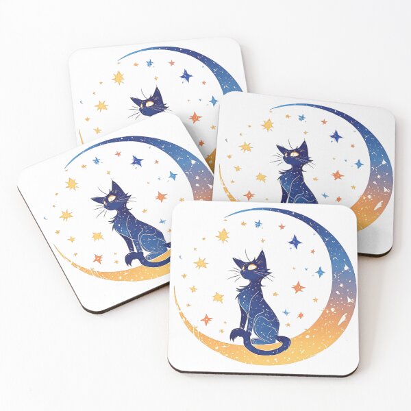 Item preview, Moon Cat designed and sold by Mystic-Doodle.