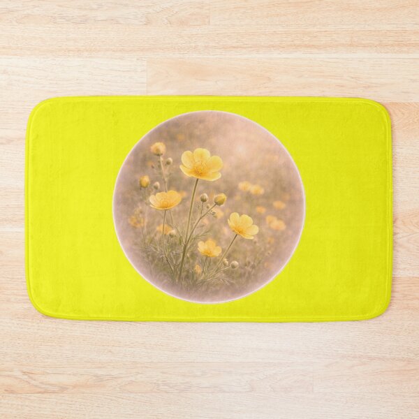 Item preview, Golden Meadow Buttercup – Delicate Floral Portrait designed and sold by TheJoyfulPen.