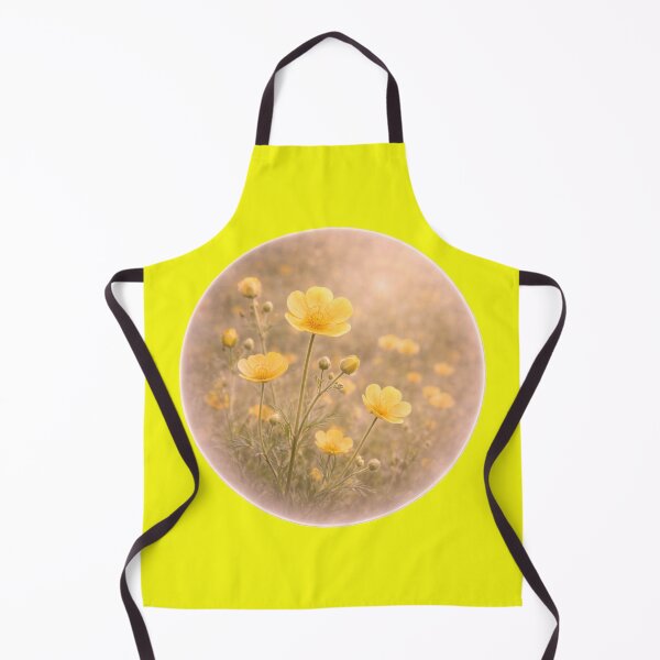 Item preview, Golden Meadow Buttercup – Delicate Floral Portrait designed and sold by TheJoyfulPen.