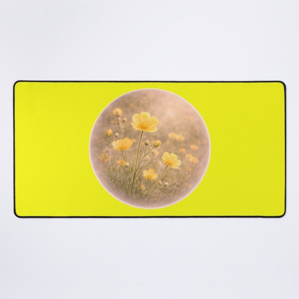 Item preview, Golden Meadow Buttercup – Delicate Floral Portrait designed and sold by TheJoyfulPen.