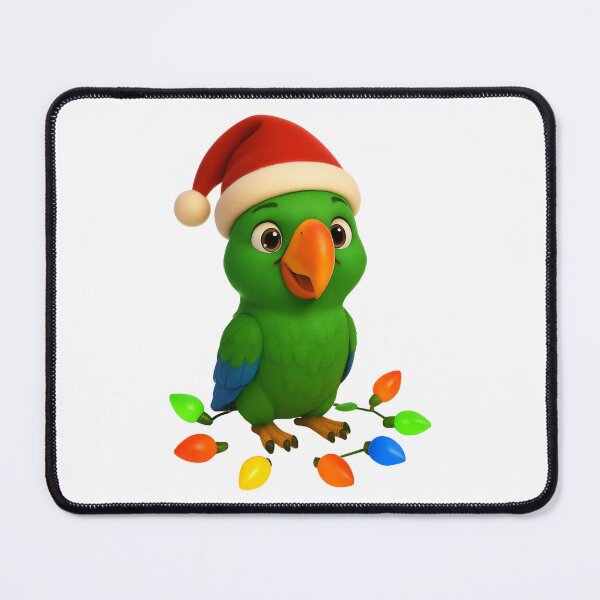 Item preview, Christmas Eclectus Parrot designed and sold by Sillytoe.