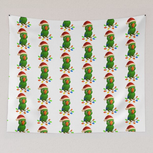 Item preview, Christmas Eclectus Parrot designed and sold by Sillytoe.