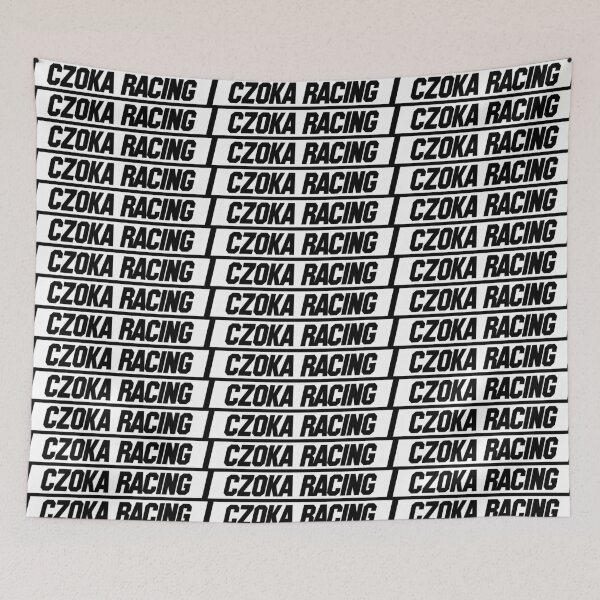 Item preview, Czoka Racing Black Text White Slash designed and sold by Martin Czoka.