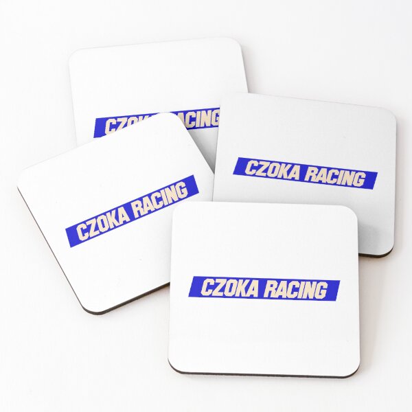 Item preview, Czoka Racing Off White Text Blue Slash designed and sold by Martin Czoka.