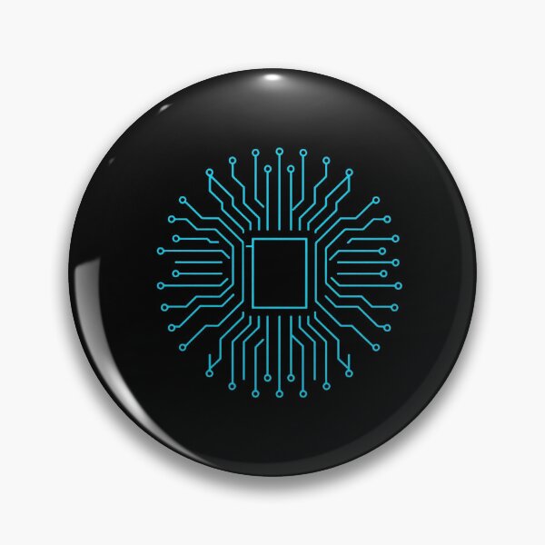 Item preview, Electronic Circuit Core - Cyberpunk Minimalism designed and sold by PaulyTechStudio.