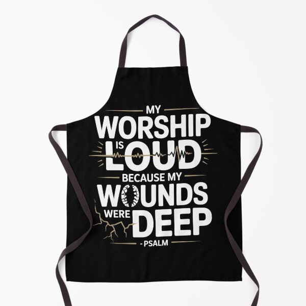 Item preview, My Worship is Loud Because My Wounds Were Deep Psalm designed and sold by Lina Caro.