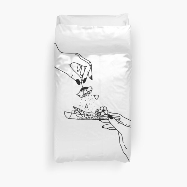 Flor de malas hierbas Funda nórdica