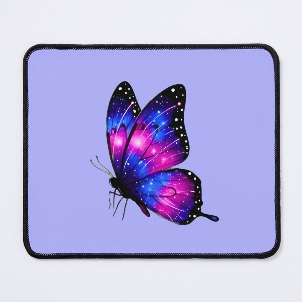 Item preview, “Galaxy Pink and Blue Butterfly Illustration” designed and sold by Good Vibes .