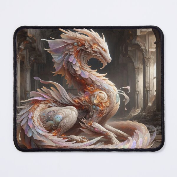 Item preview, Vale- seraphic serpent: metamorphosis sentinel designed and sold by QiMera.