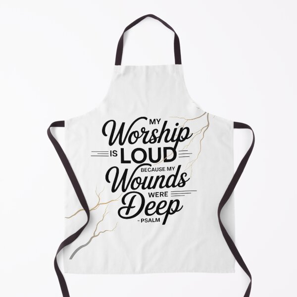 Item preview, My Worship is Loud Because My Wounds Were Deep Psalm designed and sold by Lina Caro.