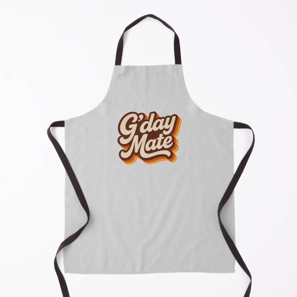 Item preview, G'day Mate - Australian greeting in vintage retro font designed and sold by Rhu Creations.