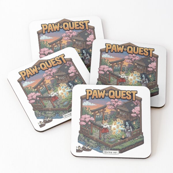 Item preview, Paw Quest Shrine Guardian Cat – Pixel Fantasy Magic Battle designed and sold by PawMic.