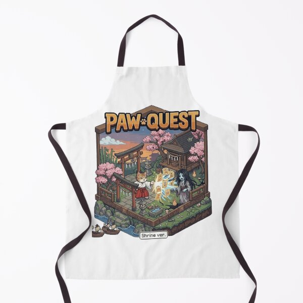 Item preview, Paw Quest Shrine Guardian Cat – Pixel Fantasy Magic Battle designed and sold by PawMic.