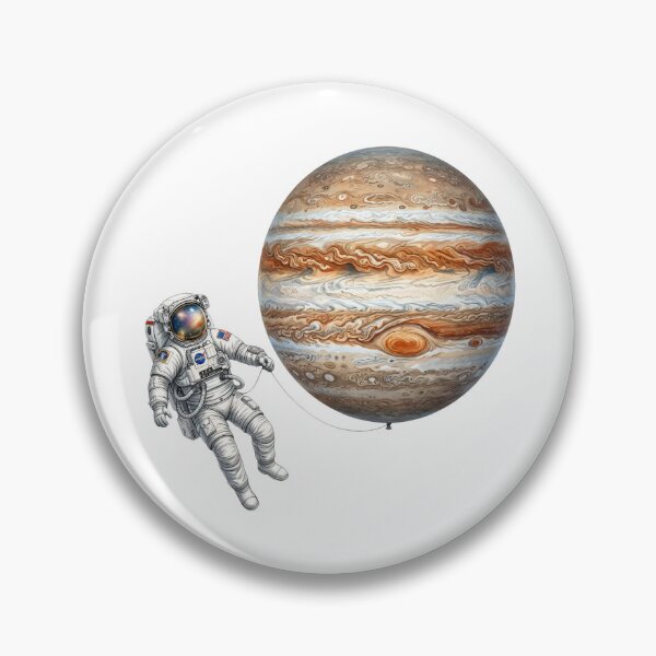 Item preview, Astronaut Walking on Jupiter designed and sold by Chaoscience.