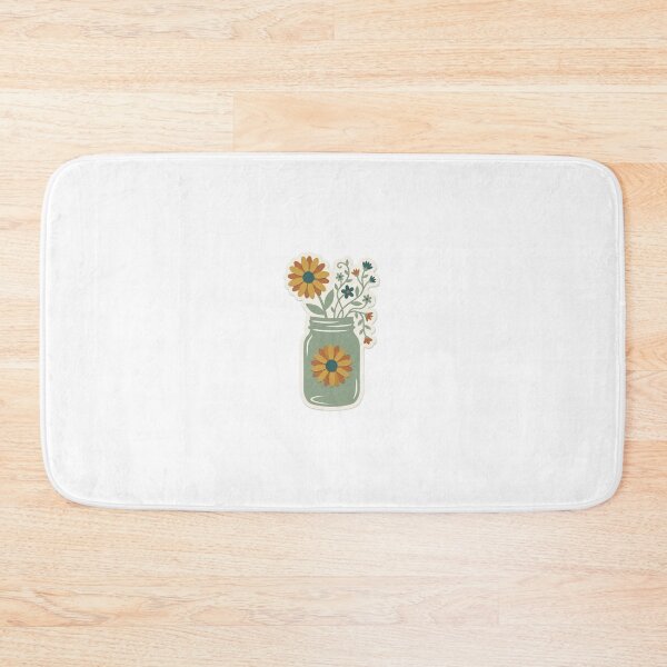 Item preview, Daisy in a Retro Mason Jar designed and sold by belajarubic.
