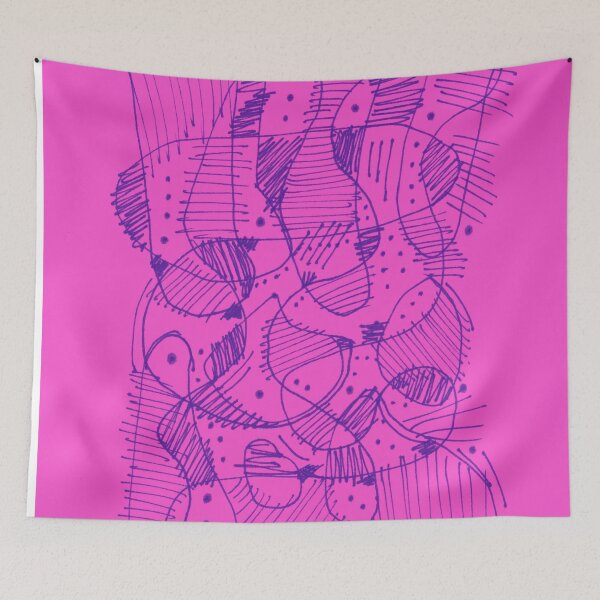 Item preview, TANGLE FUCHSIA designed and sold by KolbStudios.