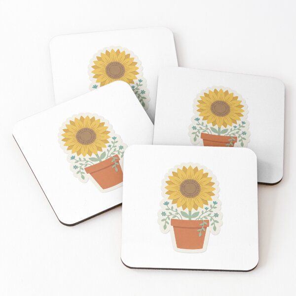 Item preview, Potted Sunflower Delight designed and sold by belajarubic.
