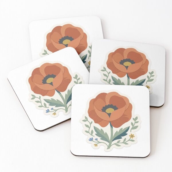 Item preview, Majestic Single Poppy Bloom designed and sold by belajarubic.