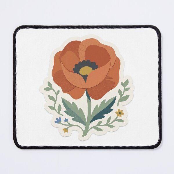 Item preview, Majestic Single Poppy Bloom designed and sold by belajarubic.
