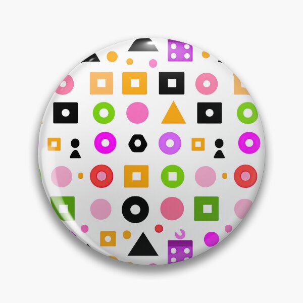 Item preview, Colorful Geometric Shapes and Icons Pattern designed and sold by Piotrek0001.