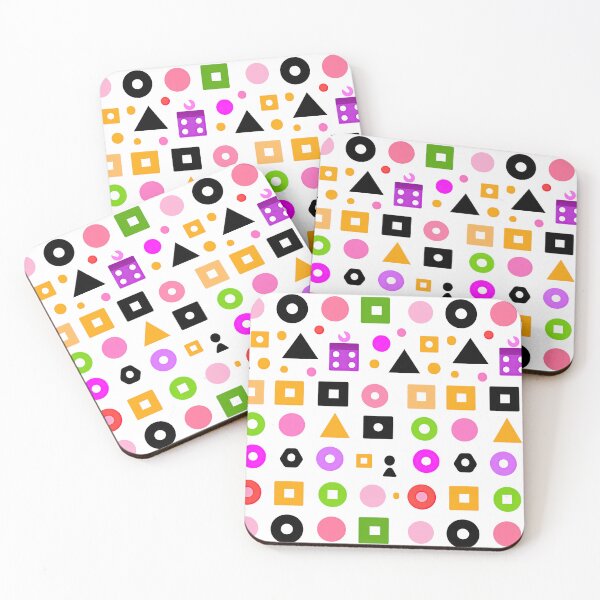 Item preview, Colorful Geometric Shapes and Icons Pattern designed and sold by Piotrek0001.