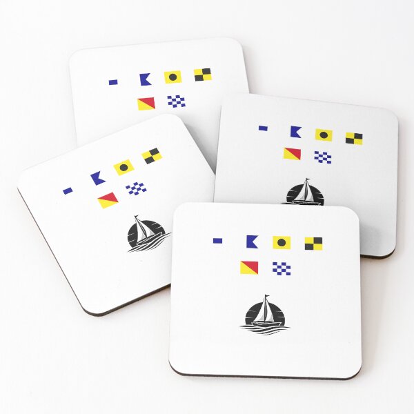 Item preview, Sail On - Nautical Signal Flags designed and sold by AnchorsAwayCo.
