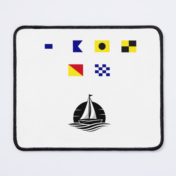 Item preview, Sail On - Nautical Signal Flags designed and sold by AnchorsAwayCo.