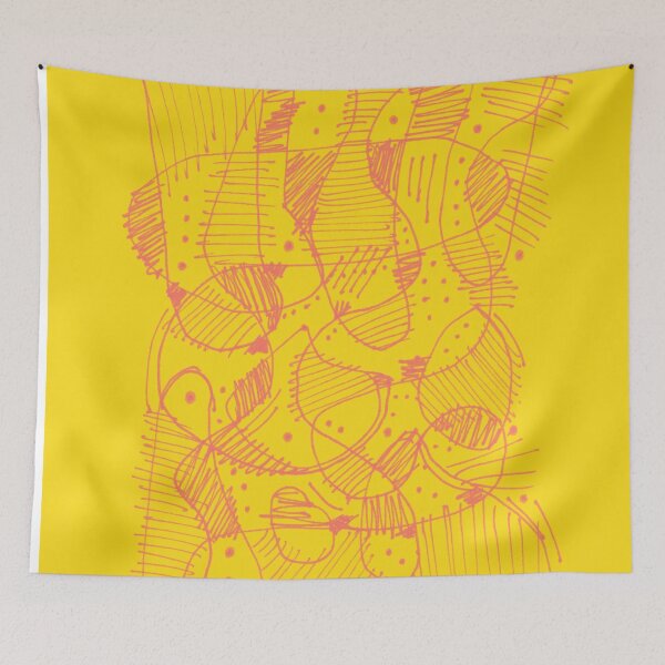 Item preview, TANGLE YELLOW AND ORANGE designed and sold by KolbStudios.